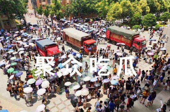 吃瓜常州大学,瓜田李下，学子风采尽展